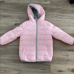 Reversible Pink and Gray Coat